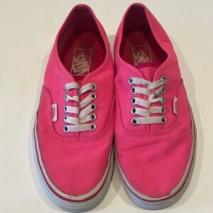 Vans‎ Men’s 6.5/Women’s 8 Hot Pink Low Rise Sneakers